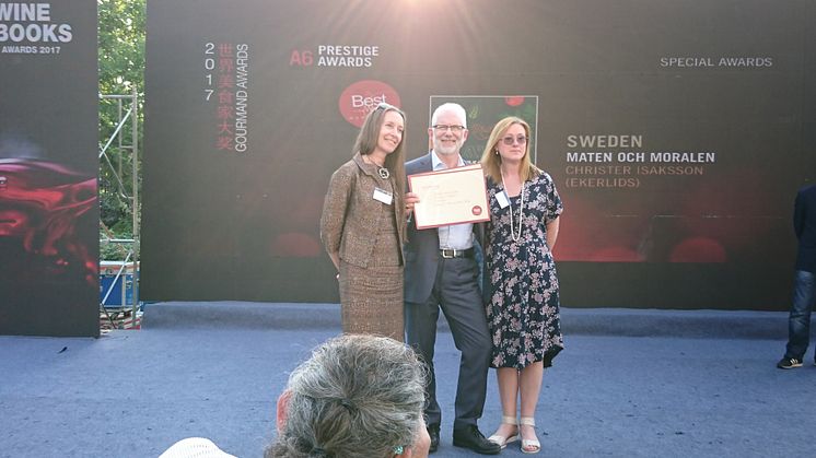 Karin Hallgren, LRF Mjölk, Bertil Ekerlid och Marie Hasselrot Ekerlids från Ekerlids Förlag