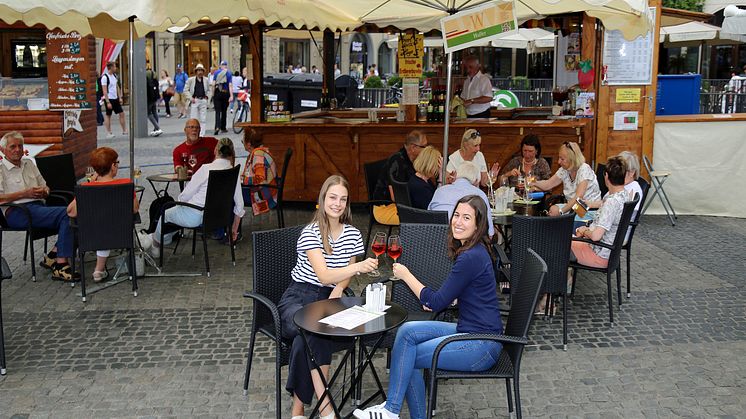 Leipziger Weinfest - Weingenuss am Weinstand Waller 