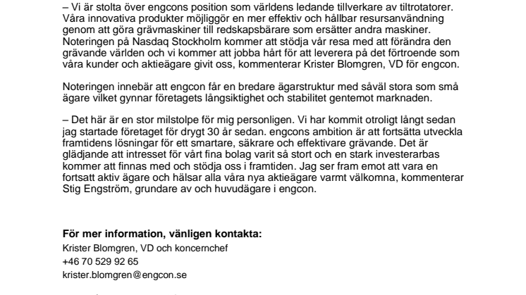 220706 - engcon gjorde historisk entré på Stockholmsbörsen.pdf