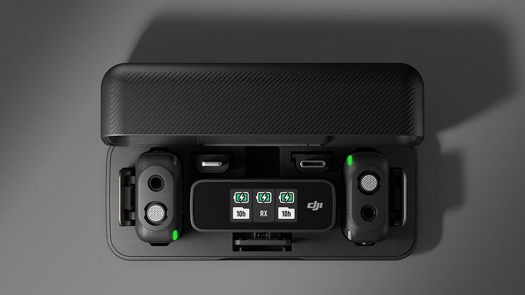 DJI Mic - Whole set in case (top)