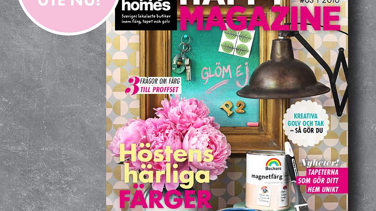 Nytt färgstarkt nummer av Happy Magazine