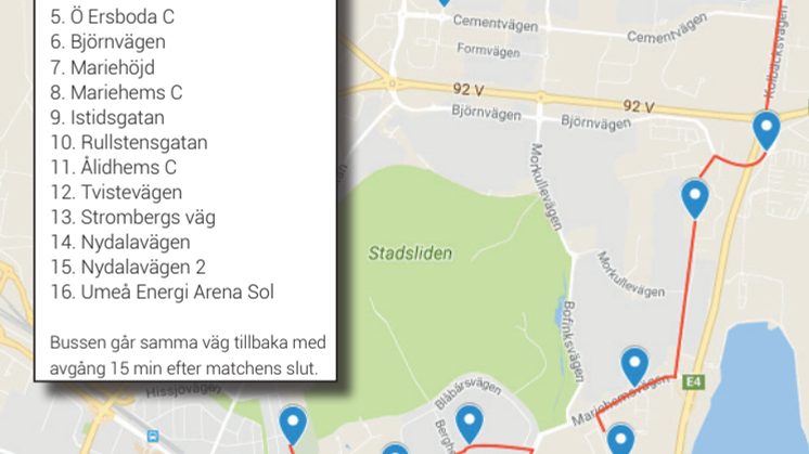 Umeå IK erbjuder supporterbuss till hemmapremiären
