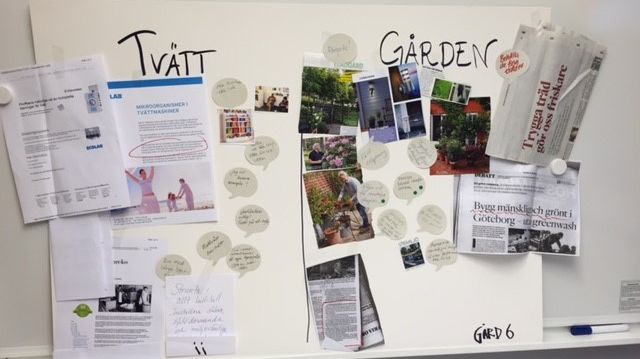 Moodboard, dialogarbete Grevegården