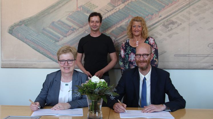 Kooperationsvereinbarung mit der Geschwister-Scholl-Gesamtschule Zossen bei der Studienorientierung