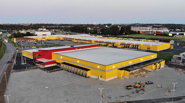 DHL flyttar in i sin nya logistikanläggning i Malmö