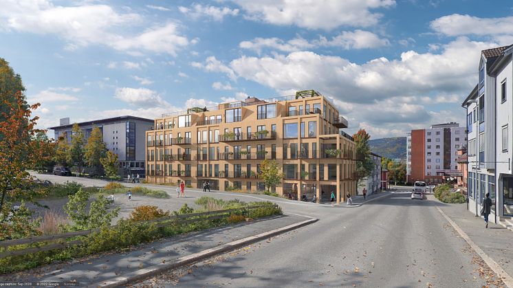 Visualisering: LINK Arkitektur. 