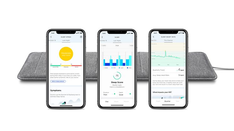 WITHINGS UNVEILS SLEEP ANALYZER