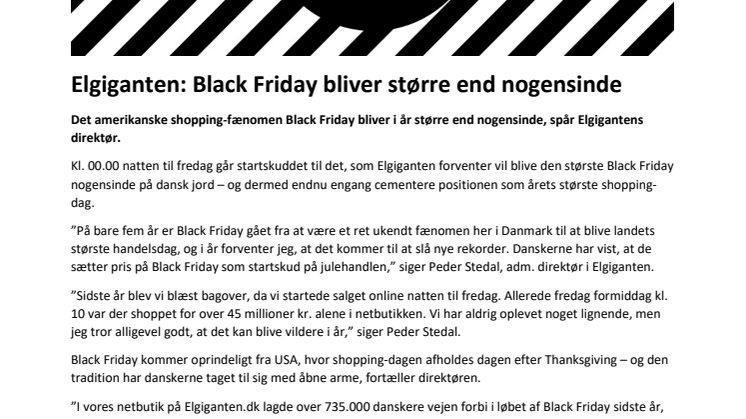 Elgiganten: Black Friday bliver større end nogensinde
