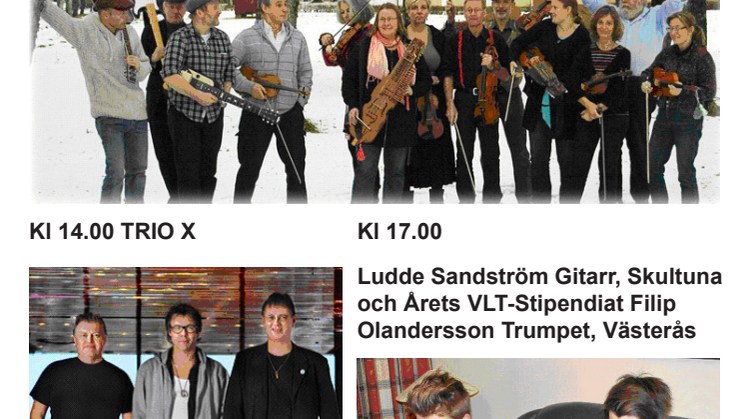 Program för Skultunas Jazz- och folkmusikfestival 4 juni 2011