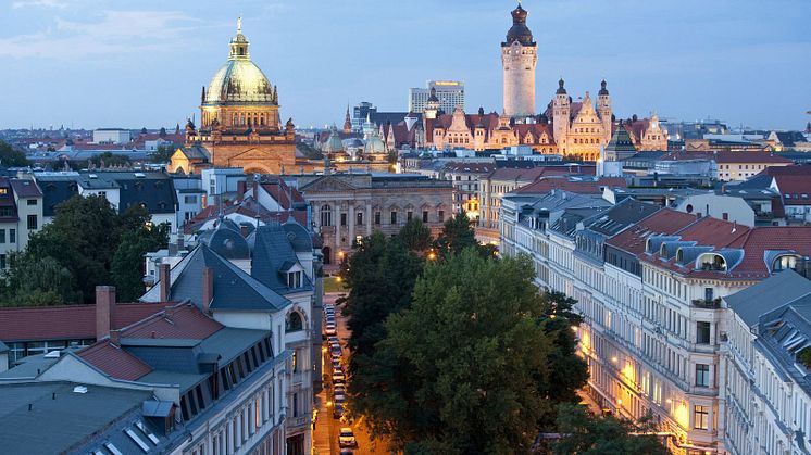 Leipzig: Bundesverwaltungsgericht och Neues Rathaus. FOTO: Roetting+Pollex/Lookphotos/DZT e.V.