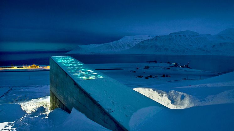 Das Svalbard Global Seedvault ist der weltgrößte Saatguttresor der Welt. In dieser Arche Noah lagern große Mengen unterschiedlicher Samen   