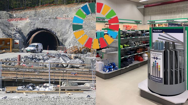 TESS Riggshop er et bemannet servicesenter tilknyttet anleggsplassen med vareforsyning, fagekspertise og teknisk service.