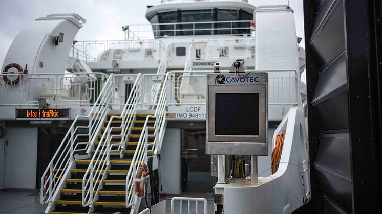 An APS solution already installed at a ferry berth in Oslo. 
