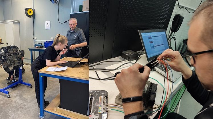 Validering kan vara ett sätt att kartlägga kunskaperna både hos sina egna fordonstekniker och personer man vill se om de är anställningsbara. Foto: Pierre Kjellin