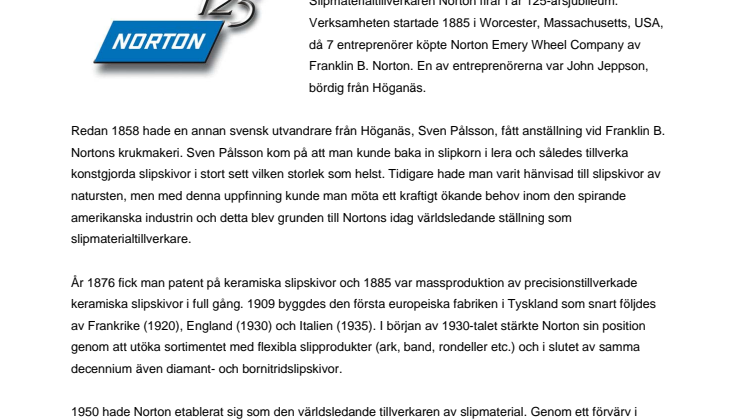 Norton 125 år