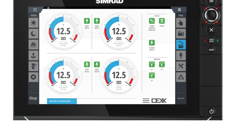 Hi-res image - The Smartgyro application is available on Simrad® series displays, including NSSevo2™