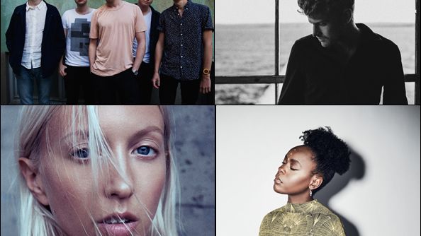 Mares, Sandro Cavazza, Julia Adams och Esther Kirabo till Grönan