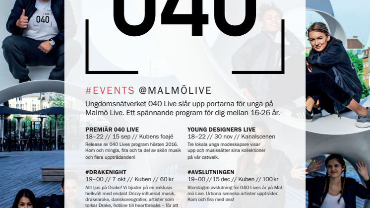MKB Fastighets AB och Malmö Live samarbetar för att fler ungdomar och unga vuxna ska ta del av Malmös kulturutbud
