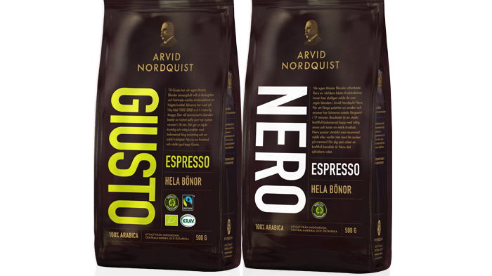 Klimatkompenserad espresso från Arvid Nordquist