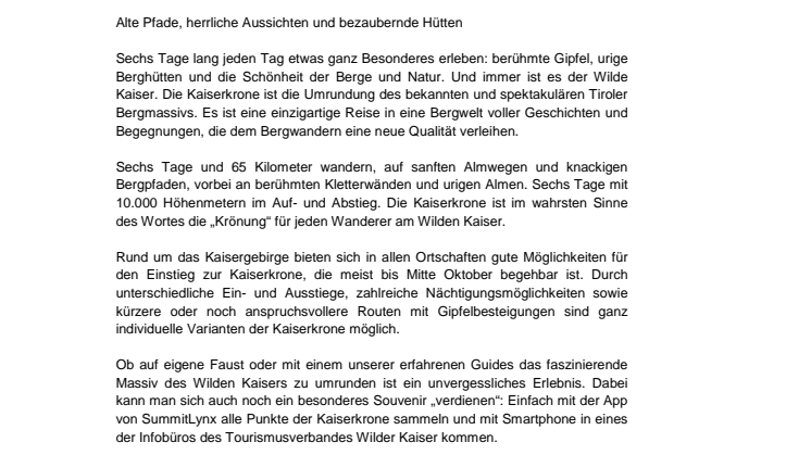 Heißer Herbst am Wilden Kaiser