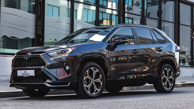 Toyota på topp: RAV4 er Sortlands mest kjøpte bilmodell hittil i år. Foto: Nordvik AS. Høyoppløselig bilde i bunnen av artikkelen.