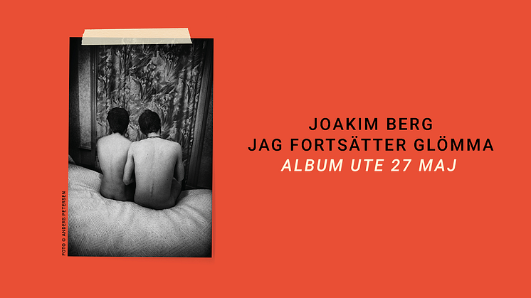 Albumomslag "Jag fortsätter glömma", foto: Anders Petersen