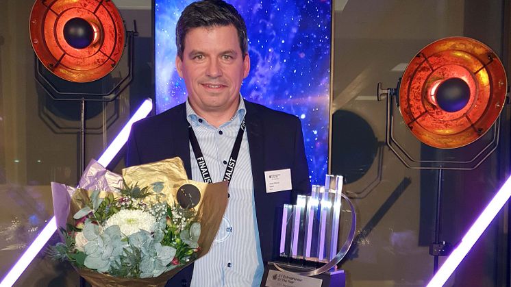 Jonas Wiklund, Wibax Group AB, utsedd till Norrlands främste entreprenör i EY:s utmärkelse EY Entrepreneur Of The Year!