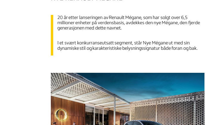 Nye Renault Megane