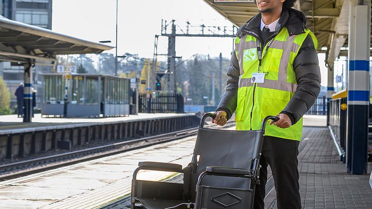 Imran Mohammed, ready to assist at Potters Bar