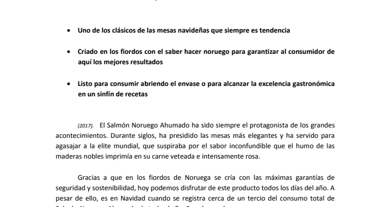 Diez “S” por las que el Salmón Noruego Ahumado no puede faltar en tu Navidad