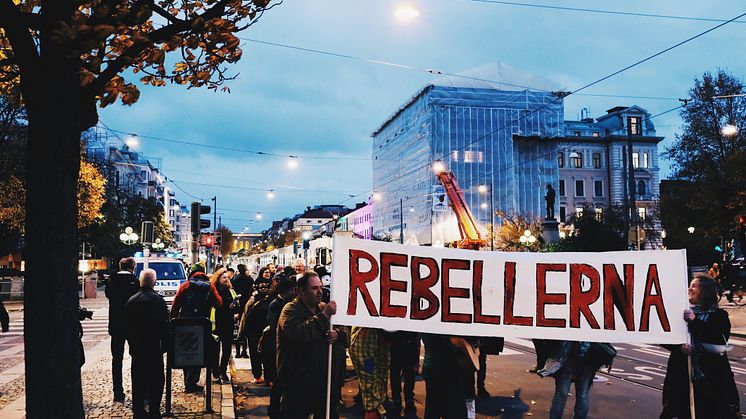Demonstration Rättvis Forumteater