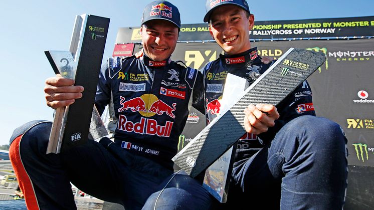 Etta och tvåa i Hell - ett drömresultat för Team Peugeot Hansen