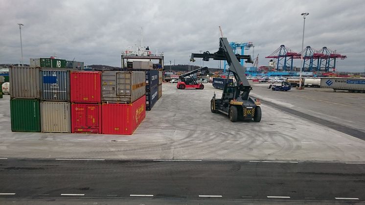 Logents roro-terminal i Göteborg