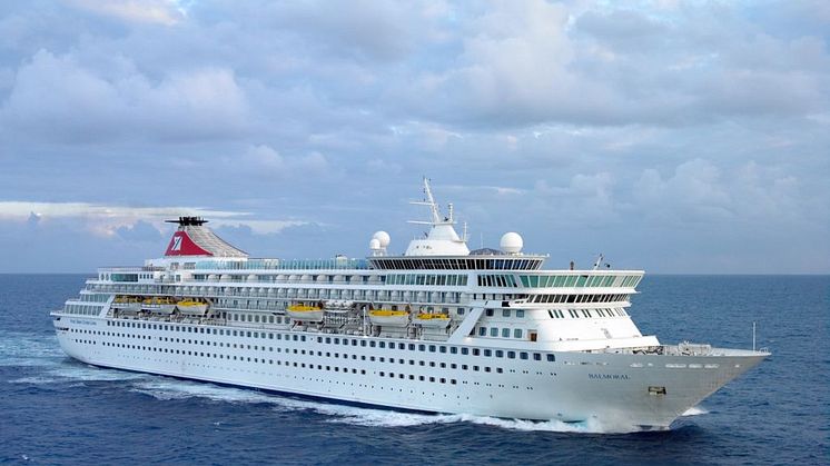 Travel agents can earn 20% commission with Fred. Olsen Cruise Lines on Balmoral’s 2015 Summer Southampton departures