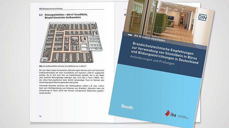Der IBA Brandschutzleitfaden richtet sich gezielt an Planer und Betreiber von Arbeits- und Lernstätten sowie an Sitzmöbelhersteller. Bild: IBA