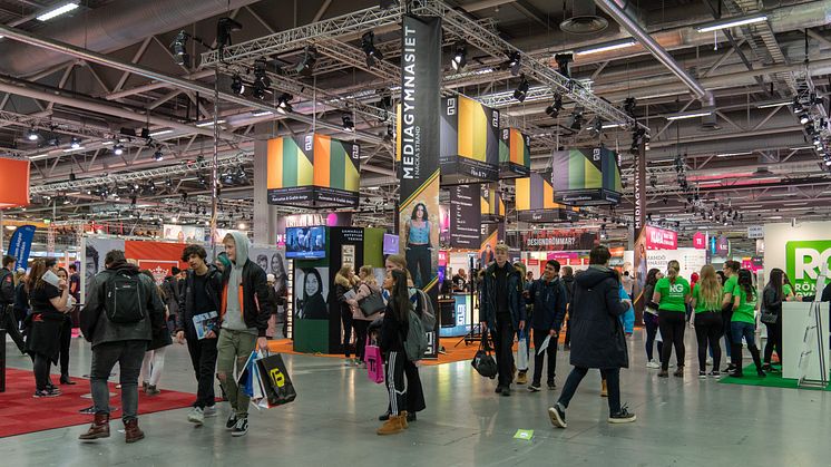 Gymnasiemässan på Stockholmsmässan i Älvsjö