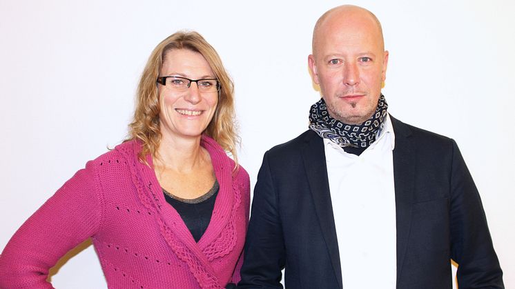 Nilla Helgesson, vd/direktor Skyddsvärnet och Johan Holmdahl, Kvalitets- & Projektchef Skyddsvärnet
