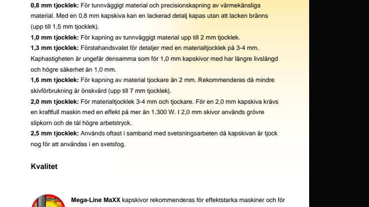 Att välja rätt Flexovit 125 mm kapskiva