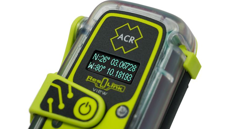 Hi-res image - ACR Electronics - The new ACR Electronics ResQLink View Personal Locator Beacon with Optical Display Technology 