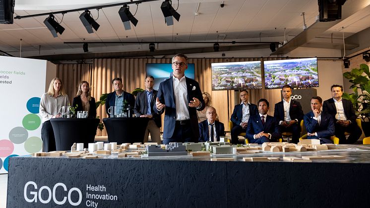 Pressträff GoCo Health Innovation City