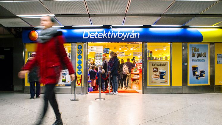 Pressbyrån blev Detektivbyrån.