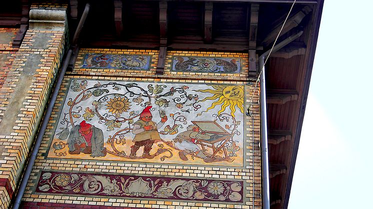 Tomtehuset i Vasastaden - detaljbild