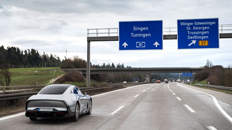 Mercedes-Benz VISION EQXX slog rekord i energieffektivitet