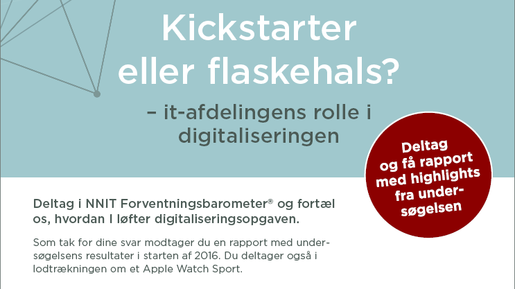 Kickstarter eller flaskehals?