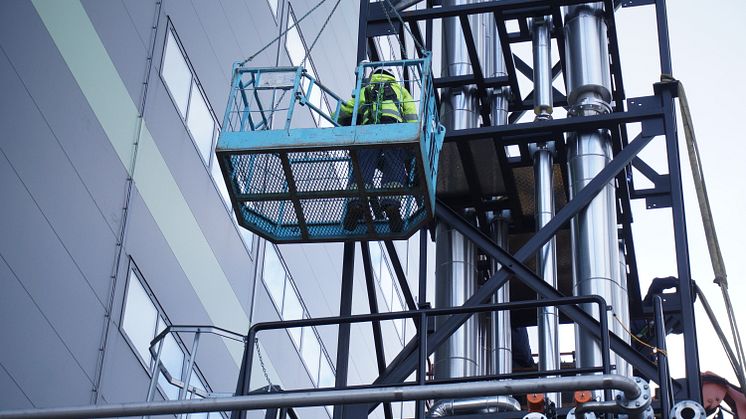 Öresundskraft, som testar att avskilja koldioxid från Filbornaverket, oroas över att avfallsförbränning inte nämns i regeringens kommande utredning om framtida CCS-stöd. Foto: Öresundskraft