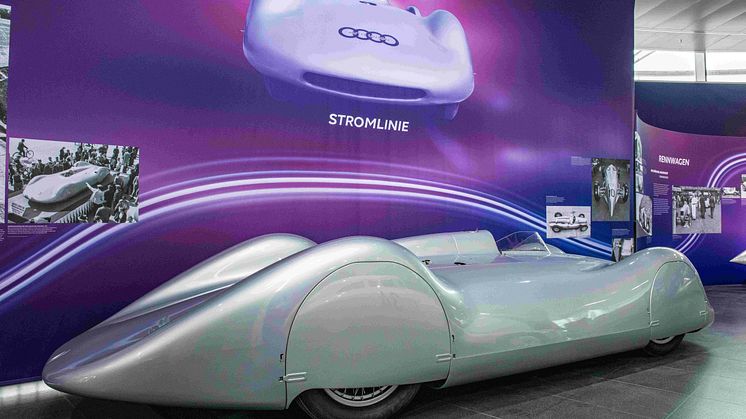 Auto Union Type C Stromlinie racerbil fra AUDI AG's historiske bilsamling