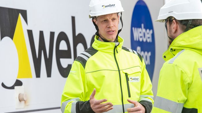 Webers Arkitekt- och konstruktörssupport stöttar i tekniska frågor inom produktområde golvavjämning