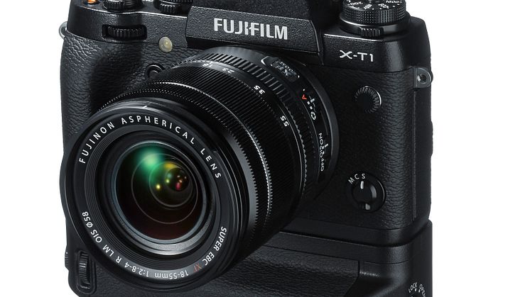 FUJIFILM X-T1 with vertical grip