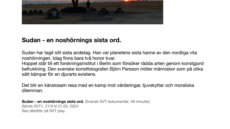 Sudan - en noshörnings sista ord. Presstext.pdf