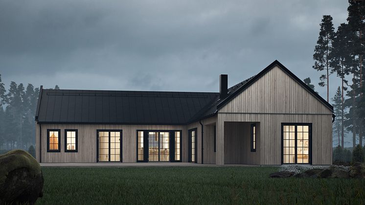 Nya husmodellen Nymåne i stilen Industriell